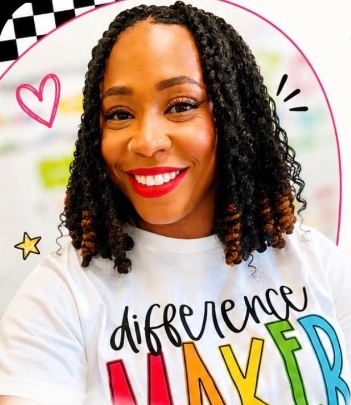 Glennda, elementary tutoring specialist, smiling and ready to help young learners build confidence